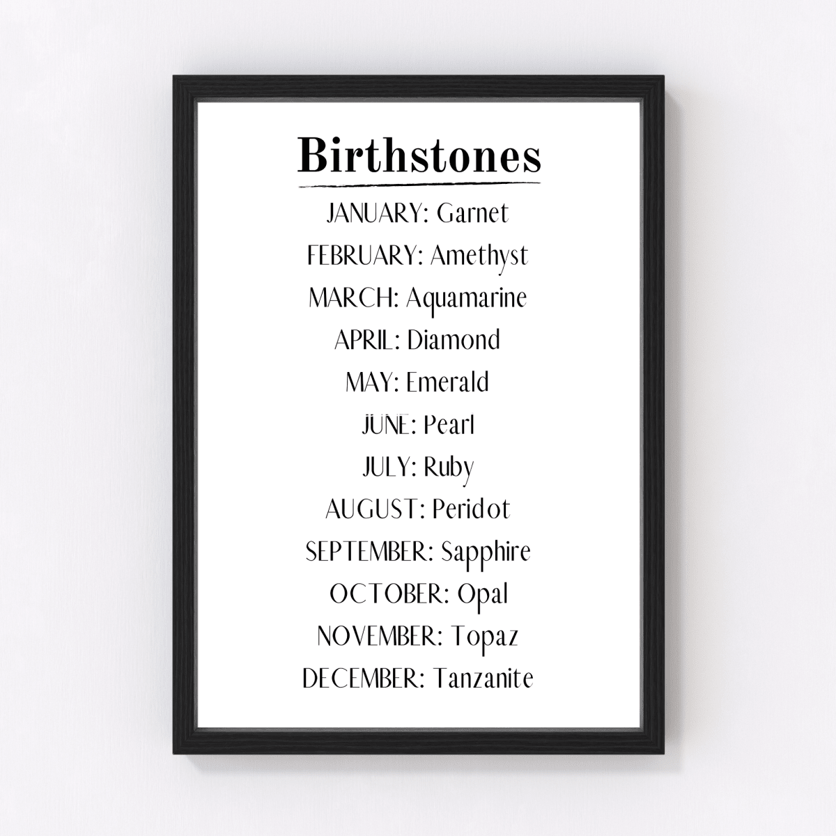 Personalised 60th Birthday Print - Floral 1966 Design - The Word Shack