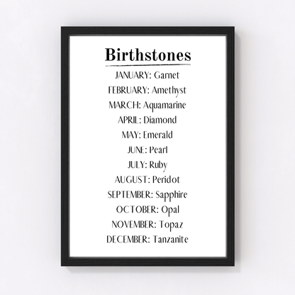 Personalised 60th Birthday Print - Floral 1966 Design - The Word Shack