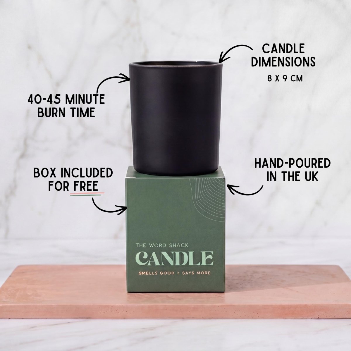 Personalised Cycling Mantra Candle Funny Gift For Cyclists - The Word Shack