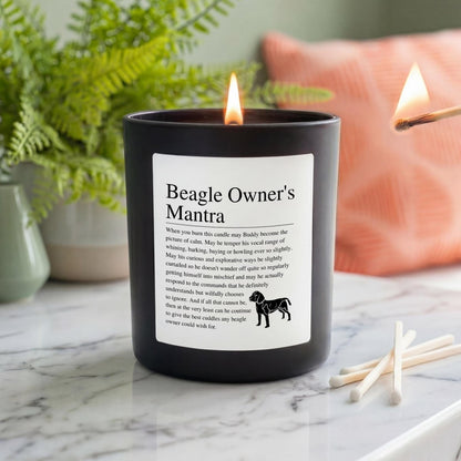 Personalised Funny Beagle Candle - The Word Shack
