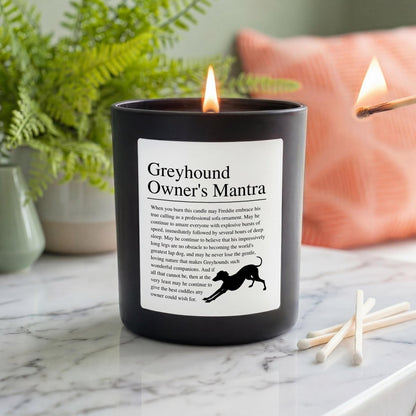 Personalised Funny Grey Hound Candle - The Word Shack