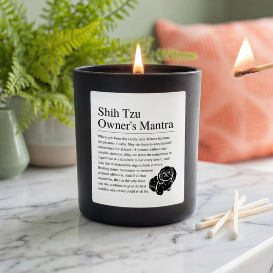 Personalised Funny Shih Tzu Candle - The Word Shack