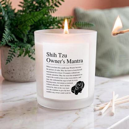 Personalised Funny Shih Tzu Candle - The Word Shack