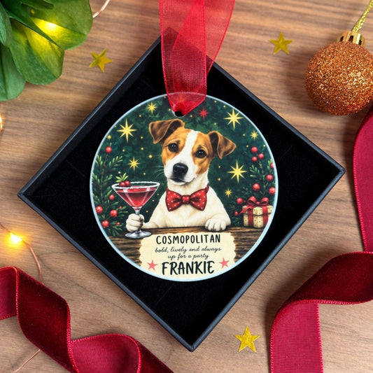 Personalised Jack Russell Christmas Ornament - The Word Shack